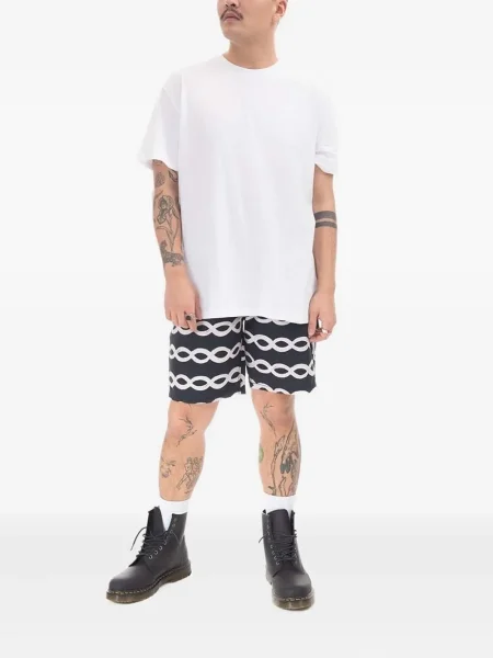 Pantaloni scurți Stan Ray cu imagine negru