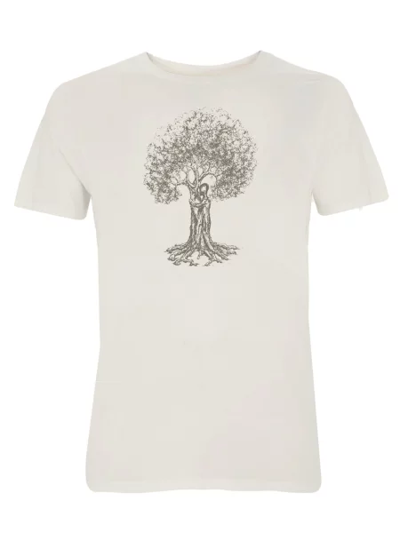 Life-Tree Póló Organic Fairwear Treehugger természetes fehér