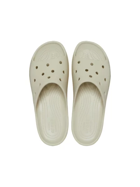 Pantofi Crocs cu platformă clasici bej