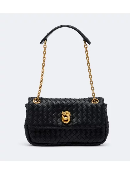 Geantă Bottega Veneta din piele negru