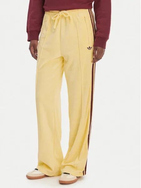 Adidas Spodnie dresowe Terry Towel Firebird żółty