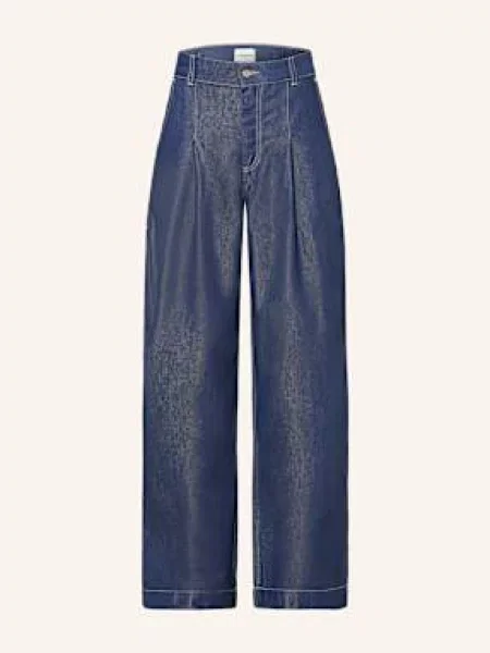 Claudie Pierlot Jeansy Straight blau niebieskie