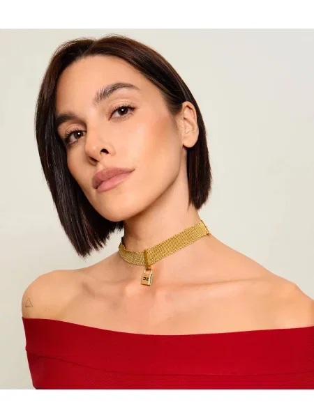 Elisabetta Franchi Choker Auriu