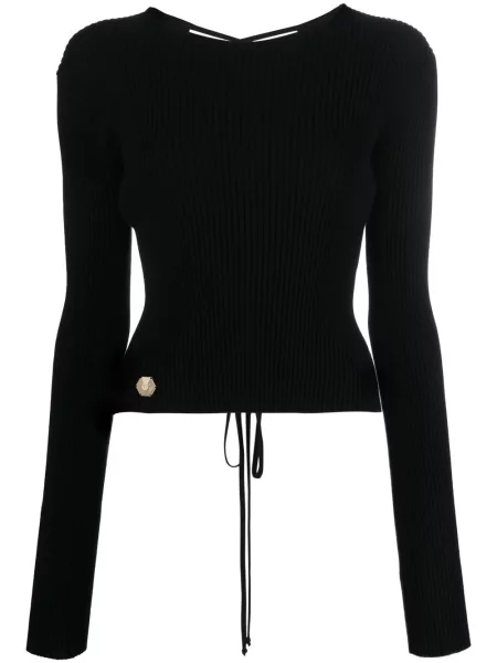 Top Philipp Plein tricotate negru