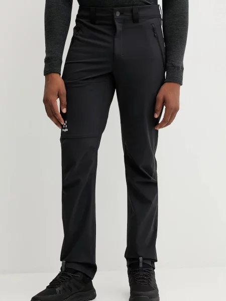 Outdoorové kalhoty Haglöfs Morän černá