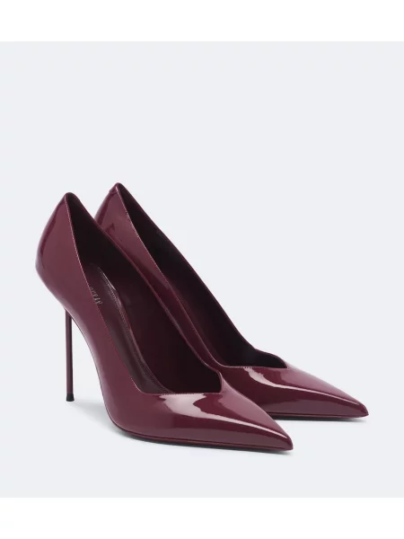 Pantofi cu toc Paris Texas din piele de lac