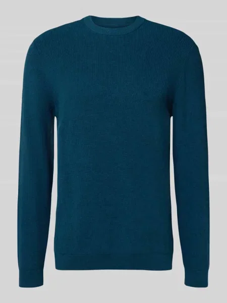Sweter z dzianiny z prążkowanymi wykończeniami Mcneal