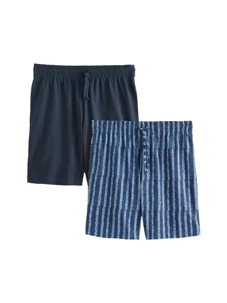 Next Pantaloni de pijama bleumarin / deschis albastru