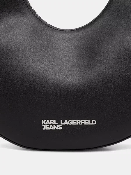 Кожаная сумка хобо Karl Lagerfeld Jeans