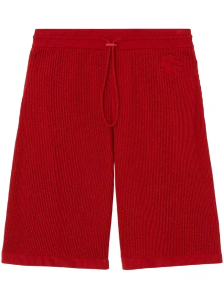 Kraťasy Burberry se síťovinou červené