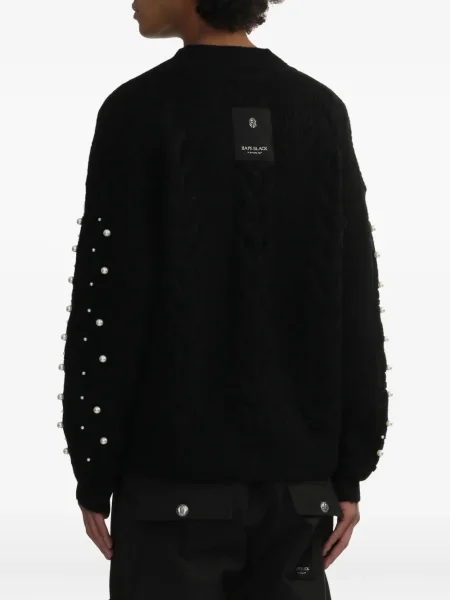 Плетена жилетка Bape Black *a Bathing Ape® черно