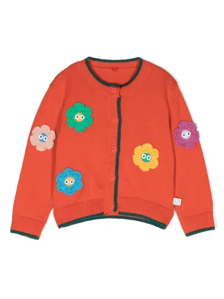 Kardigan dziecięcy Stella Mccartney pomarańczowy