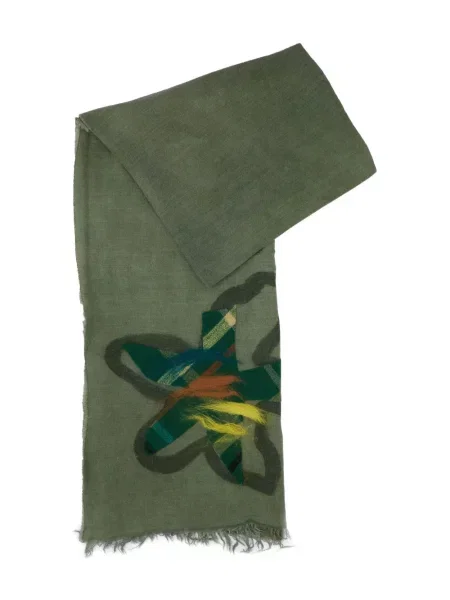 Fular Exquisite J cu model floral verde