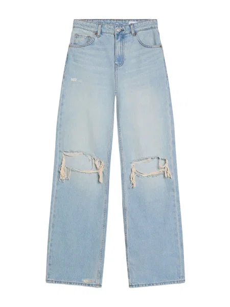 Bershka Jeans denim albastru