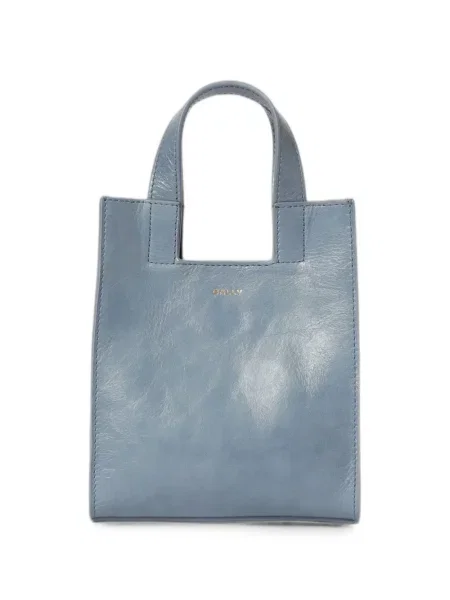 Geantă shopper Bally din piele albastru