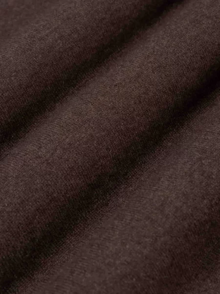 Кашмирен пуловер Doriani Cashmere с кръгло деколте кафяво