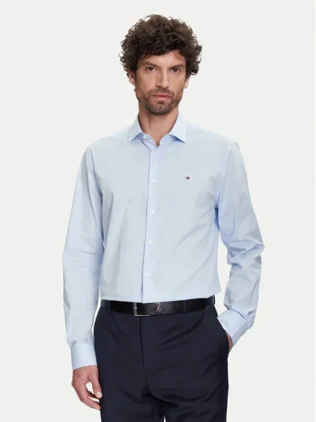 Tommy Hilfiger Риза светлосиньо