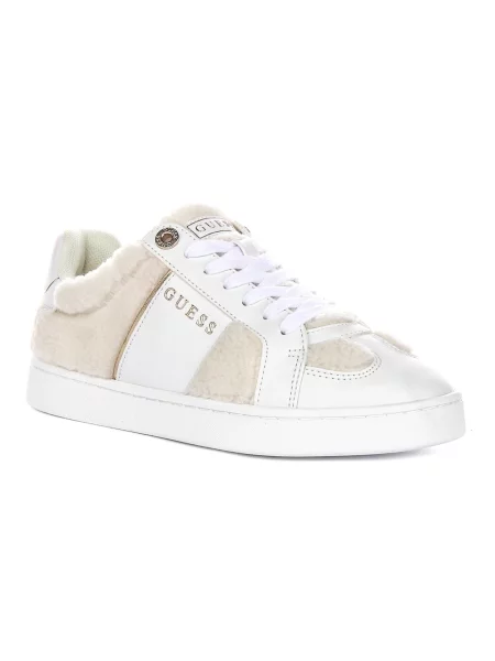 Sneakersy Guess sznurowane koronkowe