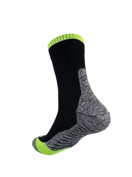 LINDNER SOCKS Κάλτσες LINDNER active γκρι / πράσινο νέον μαύρο