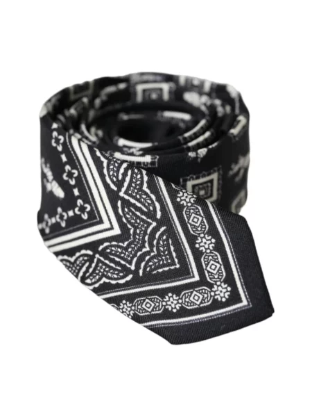 Krawat Dolce And Gabbana czarny
