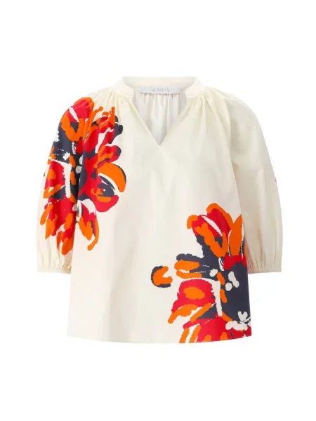 Wielobarwność bluzka Herzen's Angelegenheit w kwiatki