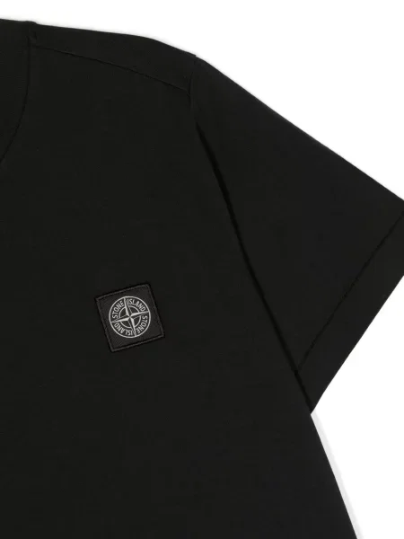 Koszulka dziecięca Stone Island czarna