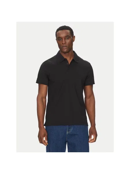 Polo majica Calvin Klein Jeans crna