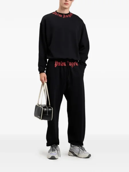 Hanorac Palm Angels cu autograf negru