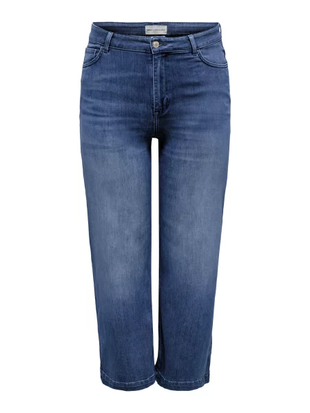 ONLY Carmakoma Jeans CARWILLY închis albastru