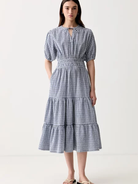 Barbour rochie de vară din Ashwell albastru