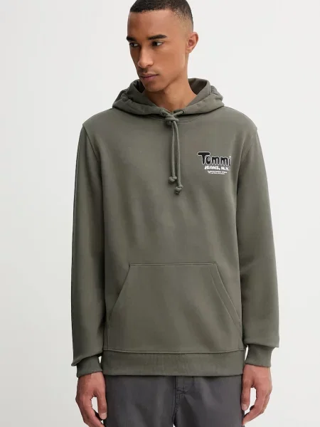 Tommy Jeans mikina zelená