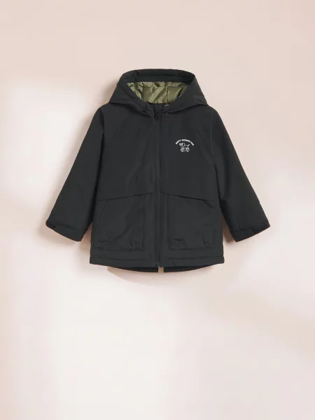 Reserved Zateplená parka čierna