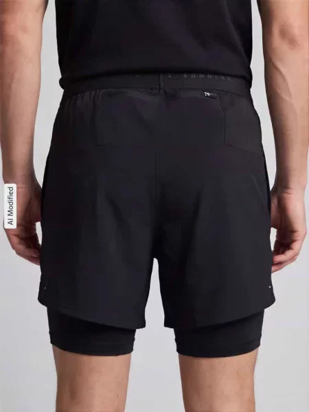 Szorty sportowe o kroju regular fit z technologią dri-fit model STRIDE HYBRID' Nike Training czarne