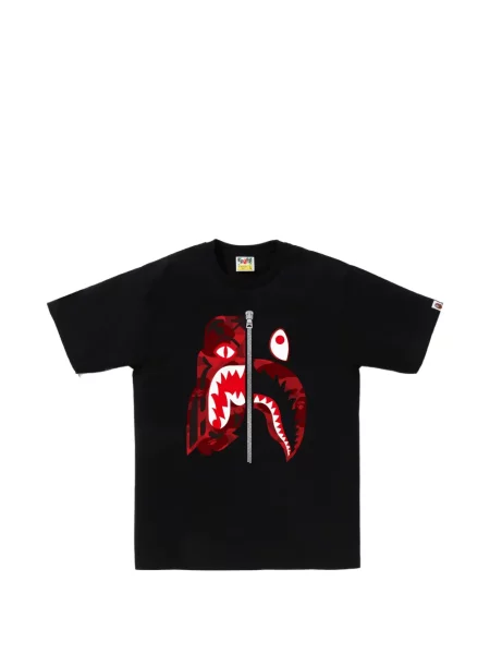Tricou A Bathing Ape® cu imagine negru