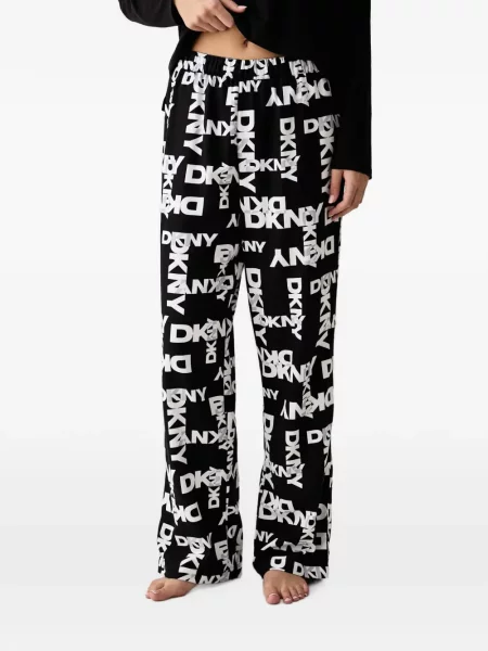 Pijamale Dkny cu imagine negru