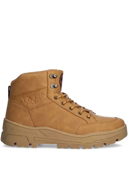 Šněrovací krajkové turistika turistické boty Napapijri hnědé