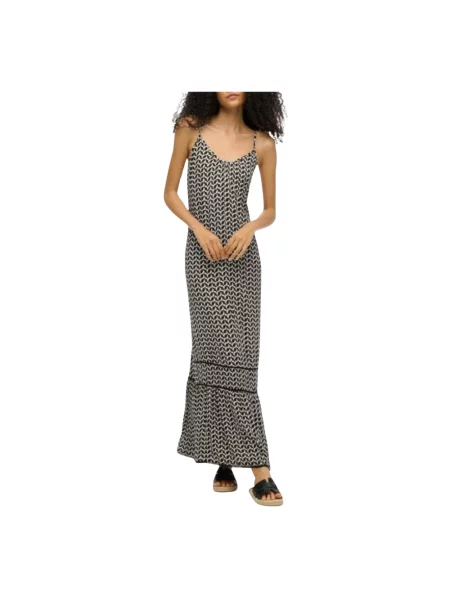 Superdry Cami Maxi Dress – sukienka maxi na ramiączkach z koronką – Ronnie Geo biała