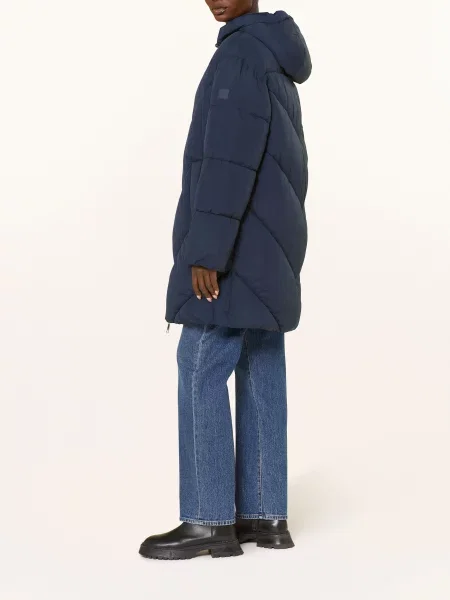 Boss Płaszcz Pikowany Piapolly blau granatowy