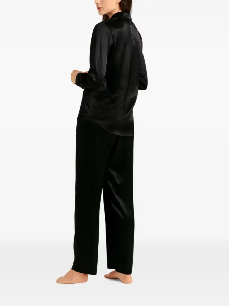 Pantaloni Aubade de mătase negru