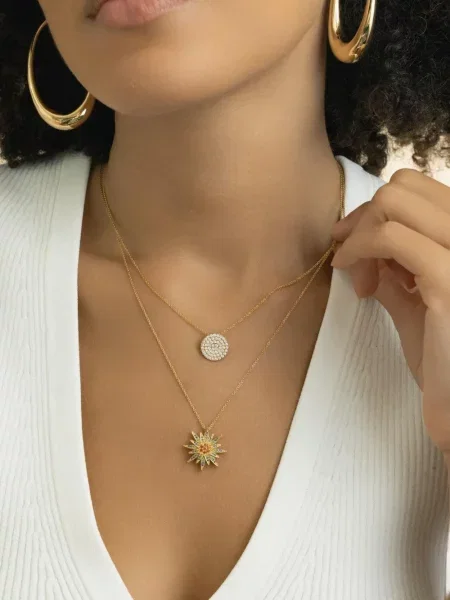 Colier Lisa Nik galben
