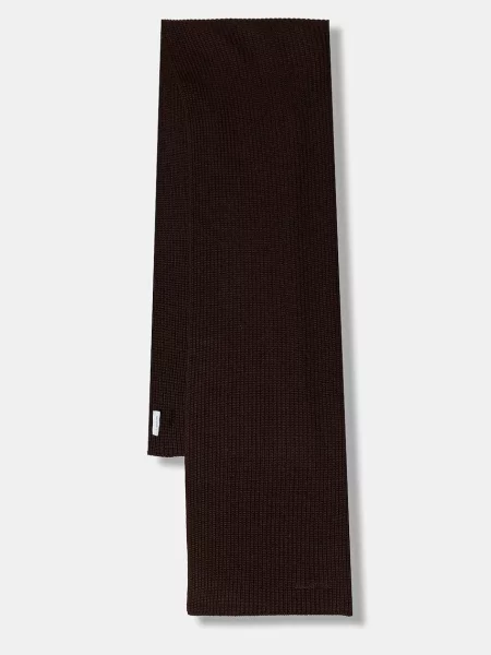 Lanvin fular de lână maro