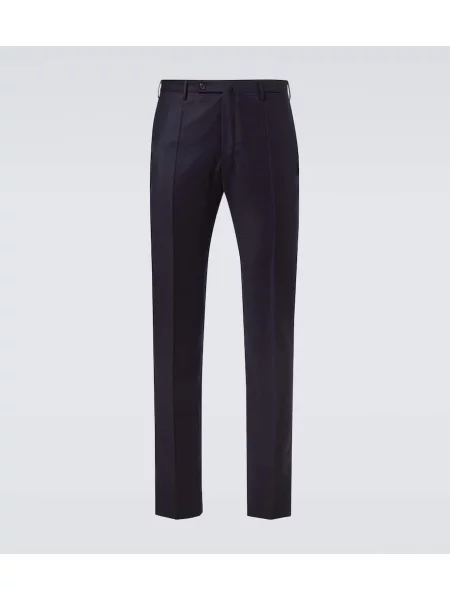 Pantaloni Slowear de lână albastru