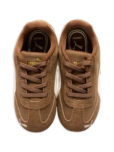 Sneakersy dziecięce Puma brązowe