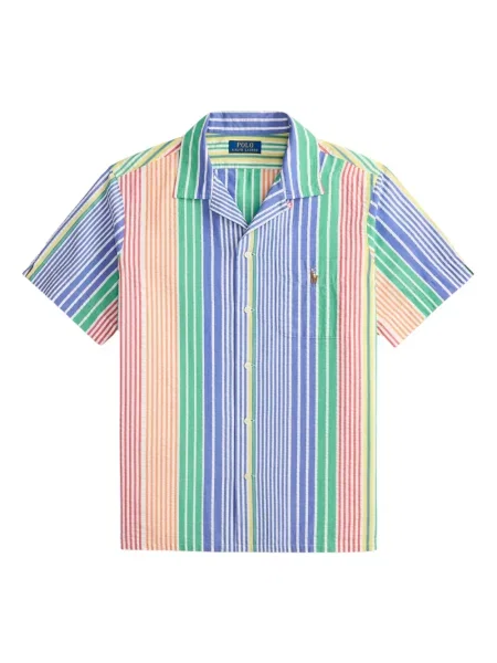 Ριγέ δερμάτινος κάλτσες Polo Ralph Lauren με κορδόνι μαύρο