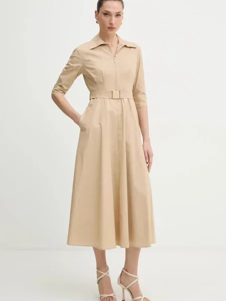 Twinset sukienka beżowa