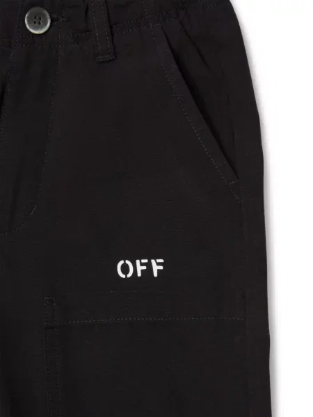 Spodnie dziecięce Off-white białe