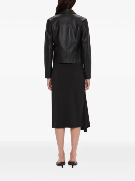 Geanta de piele Vetements negru