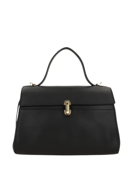 Geantă shopper Savette din piele negru