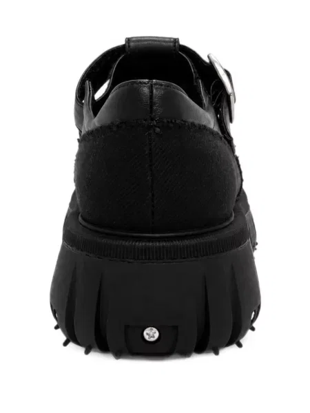 Pantofi derby Phileo cu cataramă negru