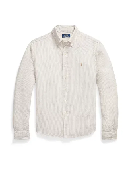 Polo Ralph Lauren Cămașă maro cămilă alb